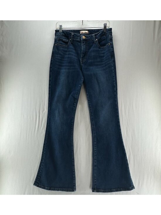 Kut from the Kloth Denim - Kut From The Kloth Stella Fab Ab Flare Jeans Women 6 High Rise Stretch Dark Wash